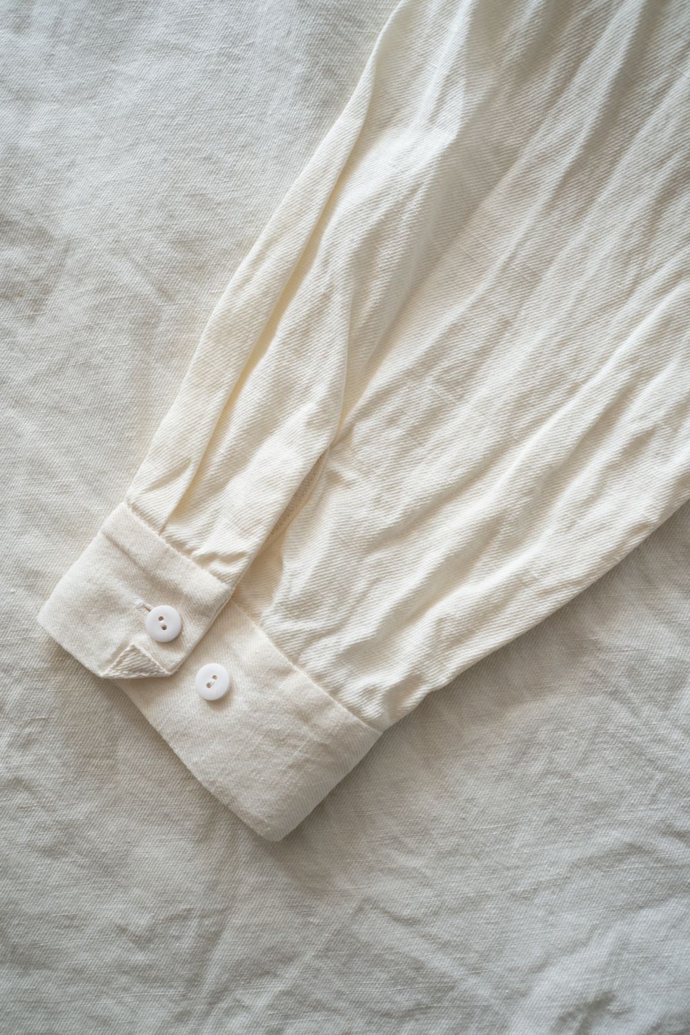 和紙大麻シャツ(白)