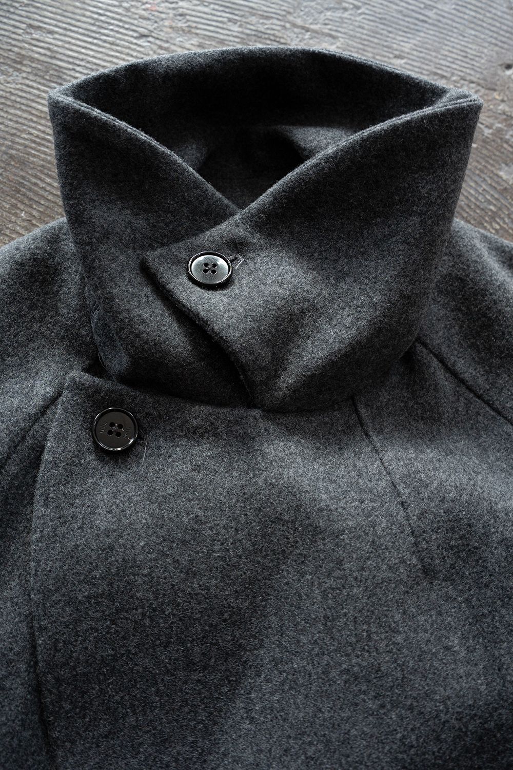 【26AW】Belted Over Coat/ベルテッドオーバーコート(GRAY)