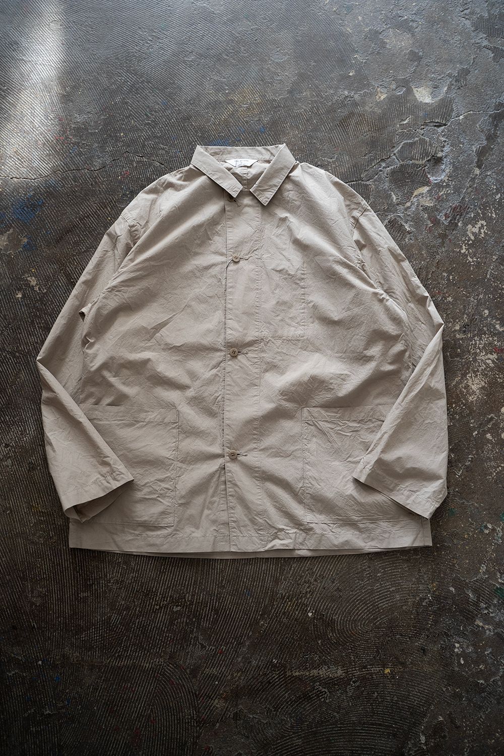 【ラスト1点】【25SS】ガーメントダイカバーオール(TAUPE)