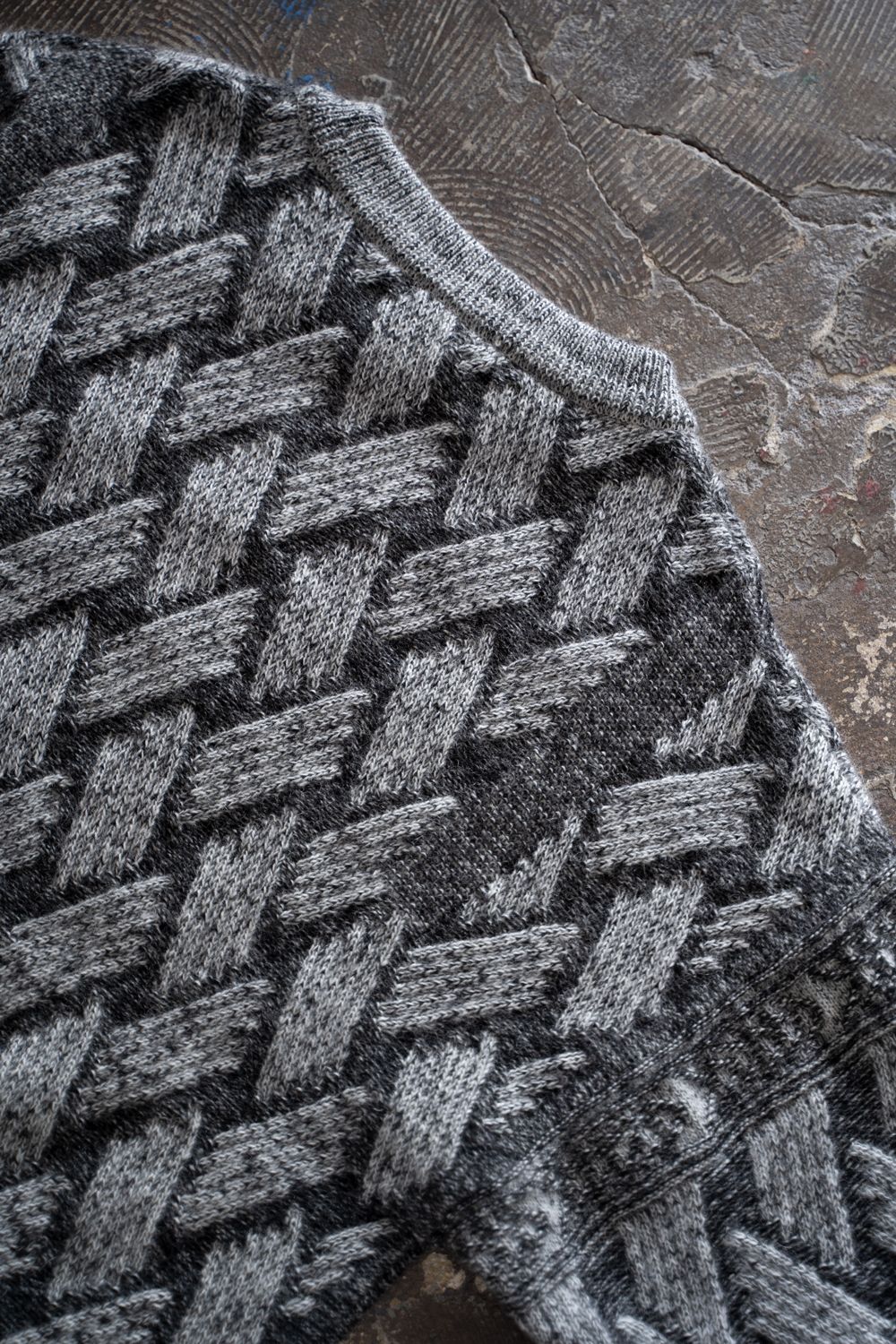 【26AW】Ochiba Mohair Knit(MIX GRAY)
