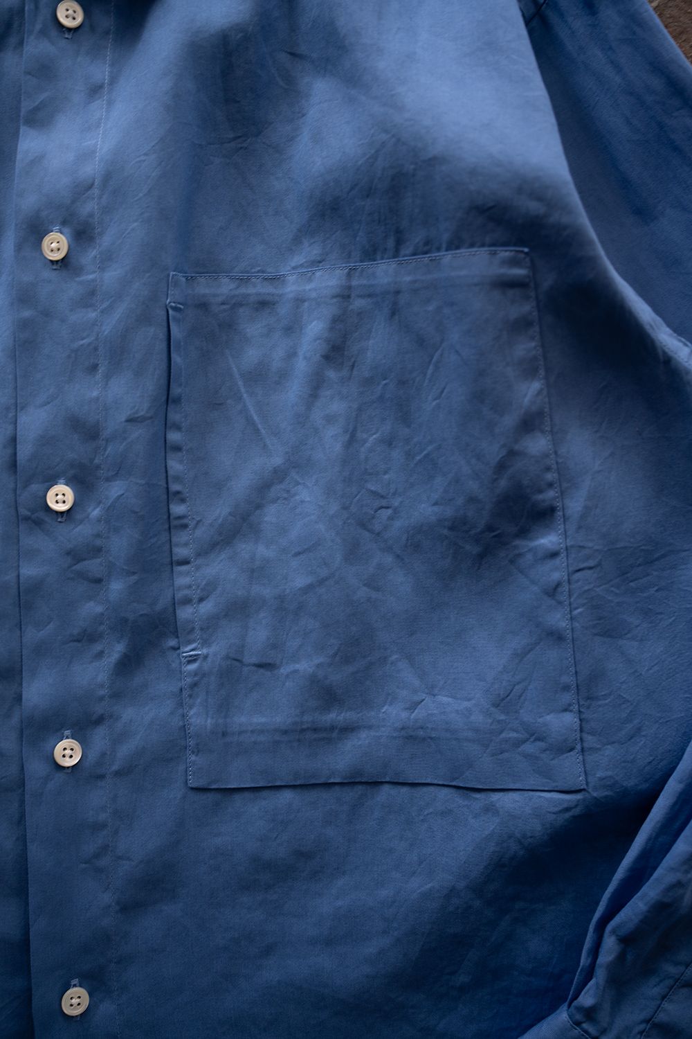 【26SS】ガーメントダイオーバーシャツ(SKY BLUE)