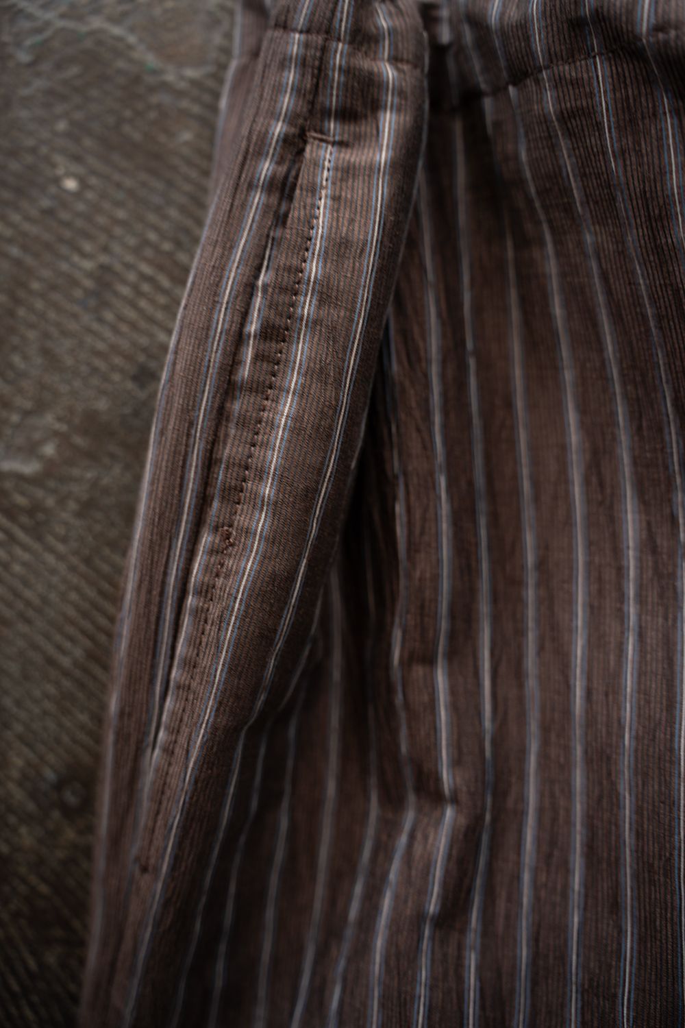 【ラスト1点】【26SS】C/LI/PE Washer Lounge PT/コットンリネンポリエステルワッシャーラウンジパンツ(BROWN)