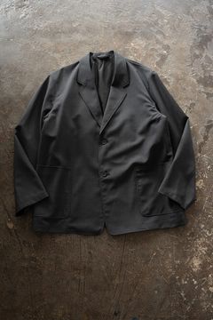 【ラスト1点】【26AW】モヘア混2Bジャケット(CHARCOAL)