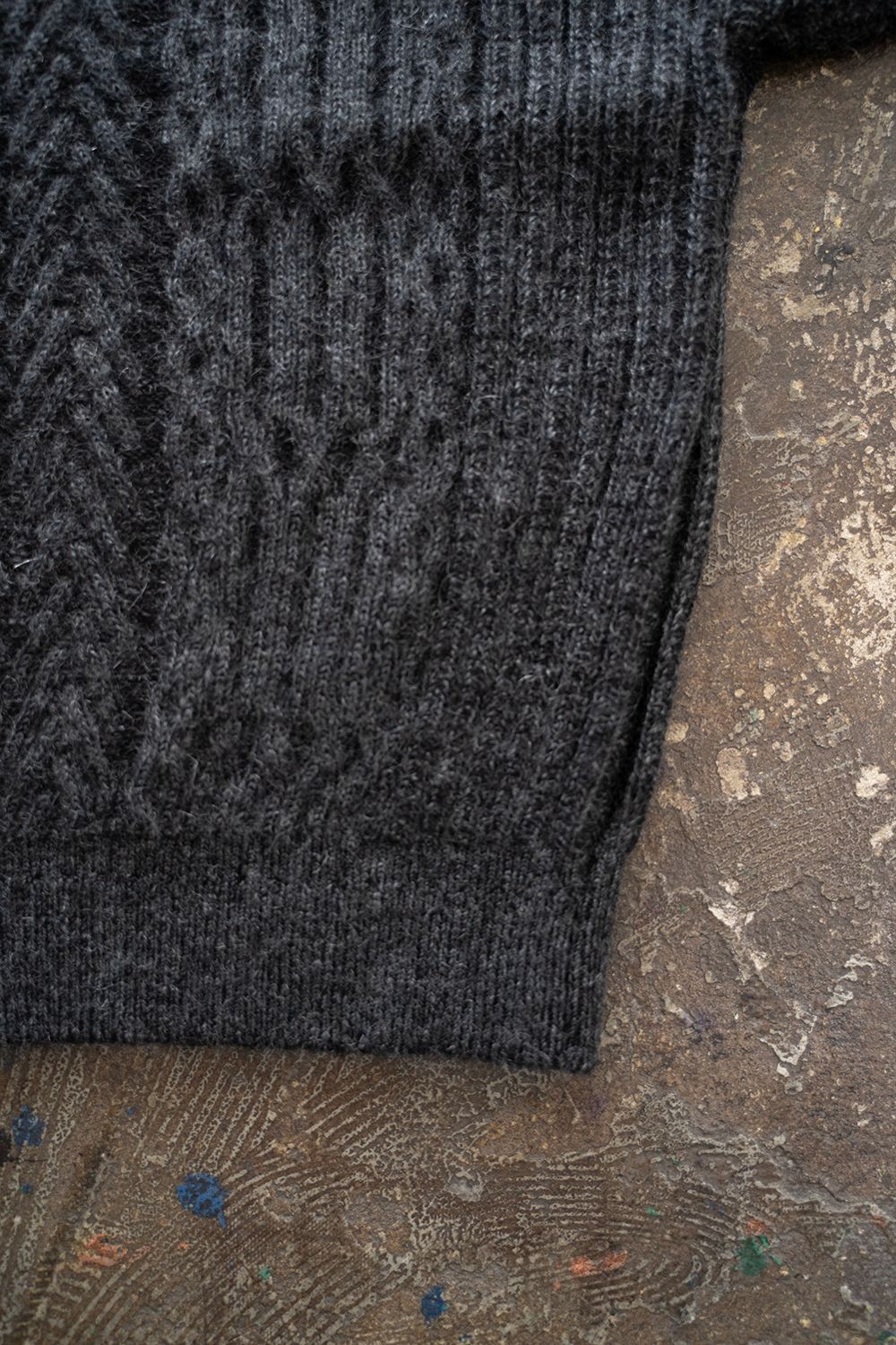 【25AW】Sekkei Mohair Knit(BLACK)