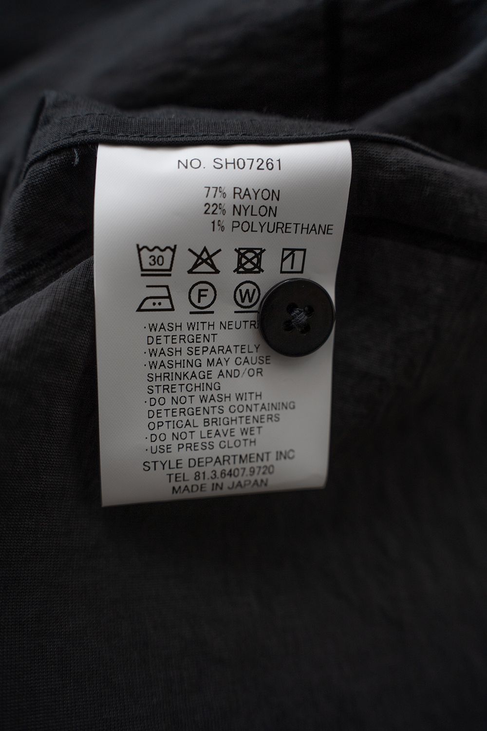 【26SS】ピンタックオープンカラー半袖シャツ(CHARCOAL)