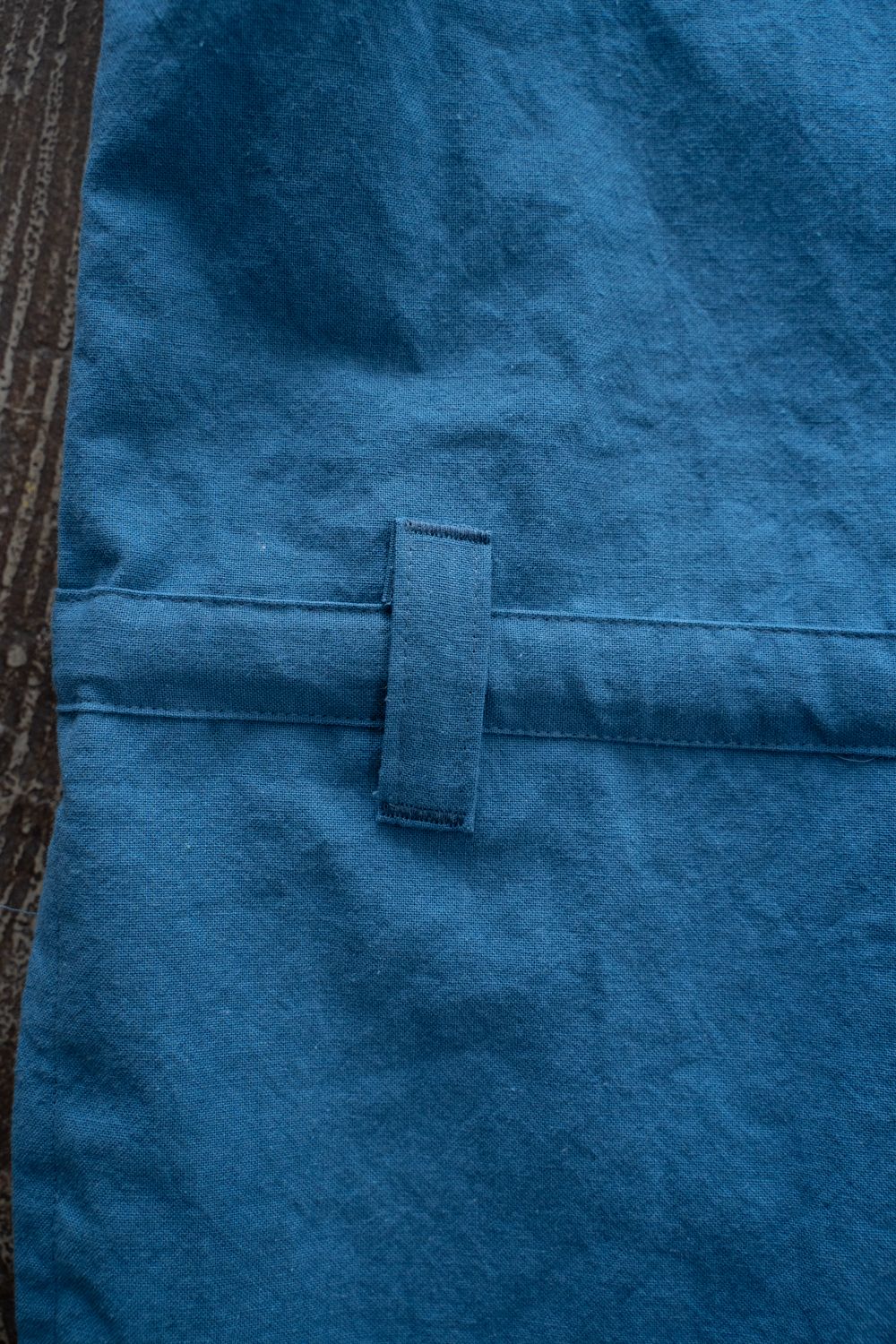 【26SS】"joint(short)"pajama【オールインワン】(washed light cotton BLUE)