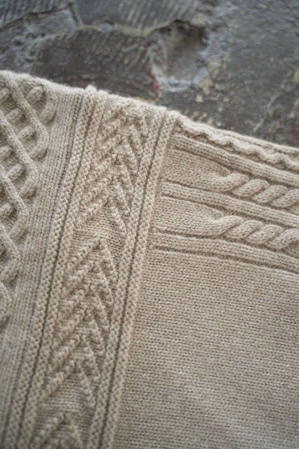 YASHIKI - 【ラスト1点】【23AW】Kobo Drivers Knit(OATMEAL