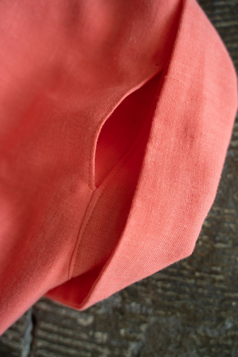 【ラスト1点】【23SS】"day"パジャマ【セットアップ】(CORAL PINK)