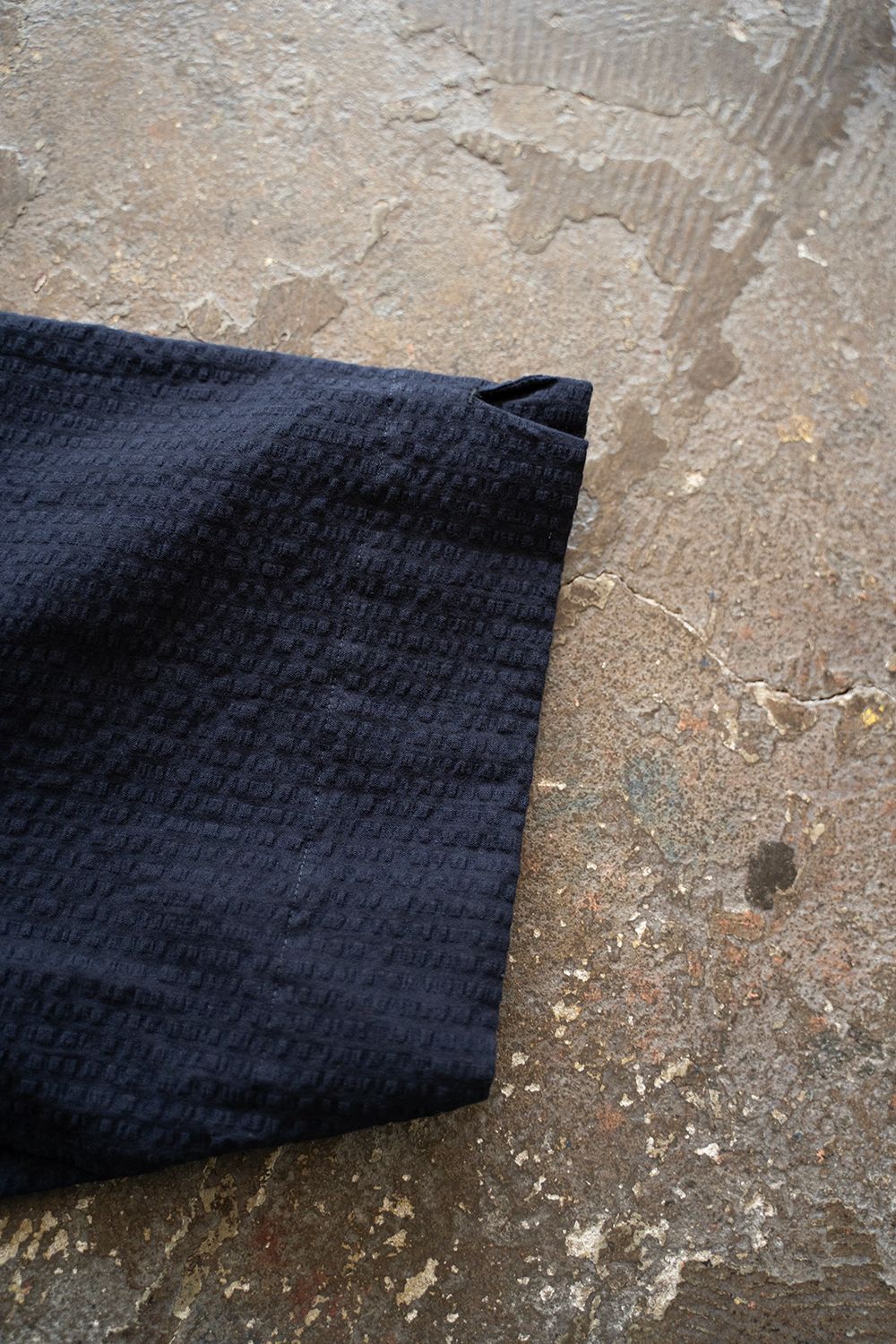 【25SS】"week s/s"pajama【セットアップ】(seersucker NAVY)