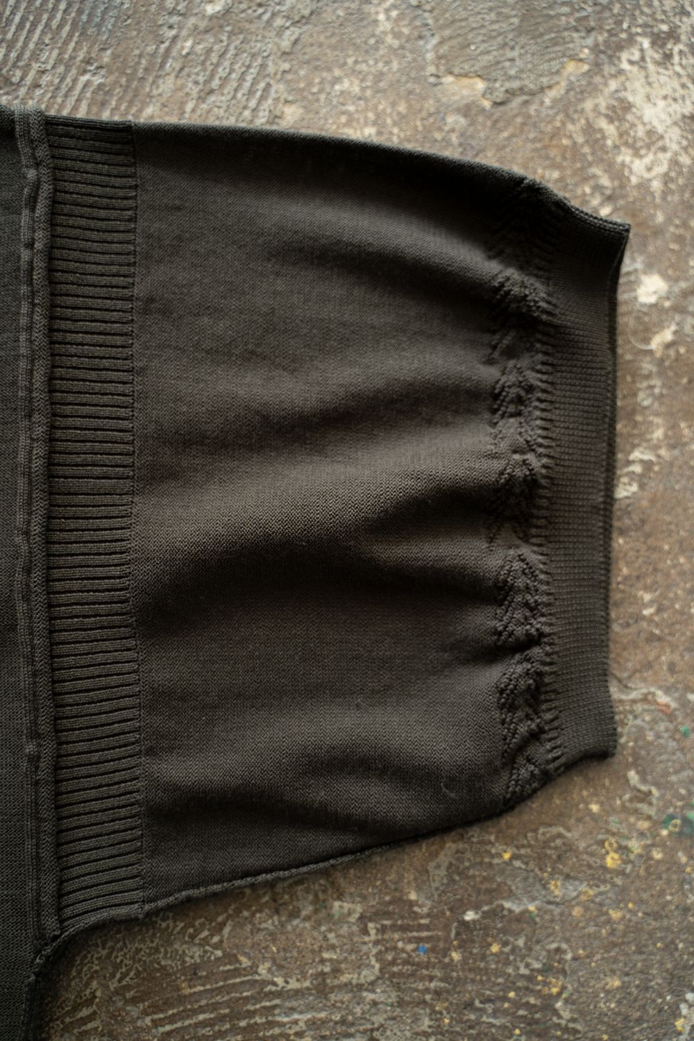 【ラスト1点】【26SS】Mebuki S/S Knit(DARK OLIVE)