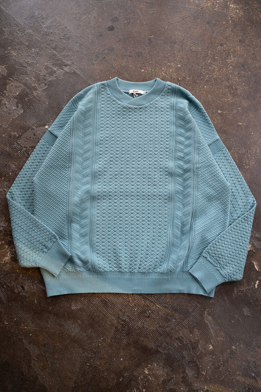 本物の 【YASHIKI】23SS Haruno YASHIKI Knit(NAVY) knit(1) - メンズ