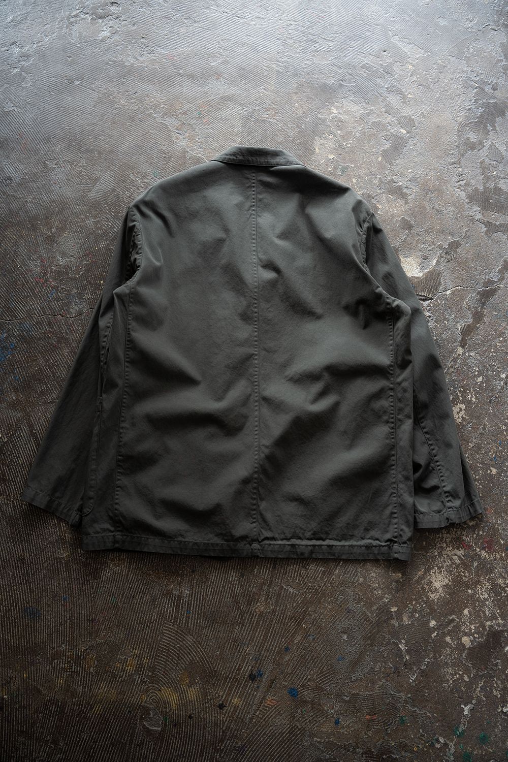 【ラスト1点】【26SS】ガーメントダイ3Bジャケット(DARK OLIVE)