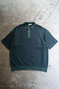 【ラスト1点】【22SS】Hyoka Knit Polo(GREEN)