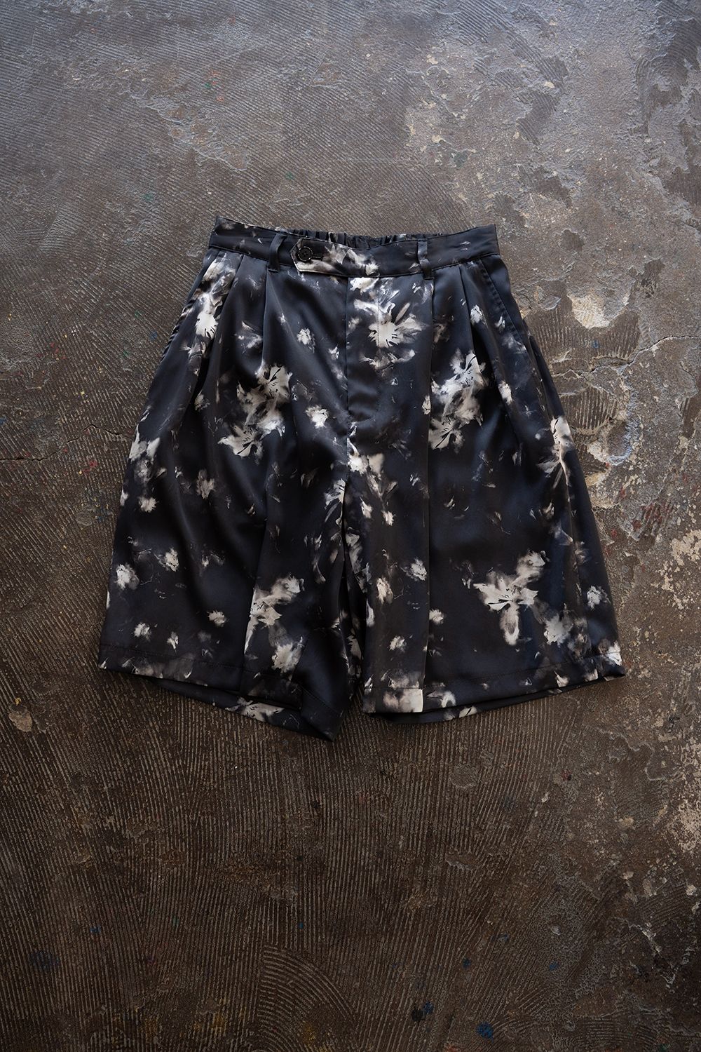 【ラスト1点】【26SS】Floral Easy Shorts/フローラルイージーショーツ(BLACK)