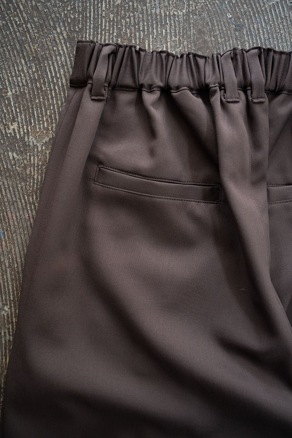 【ラスト1点】【26SS】2Tuck Wide Easy Pants/2タックワイドイージーパンツ(BROWN)