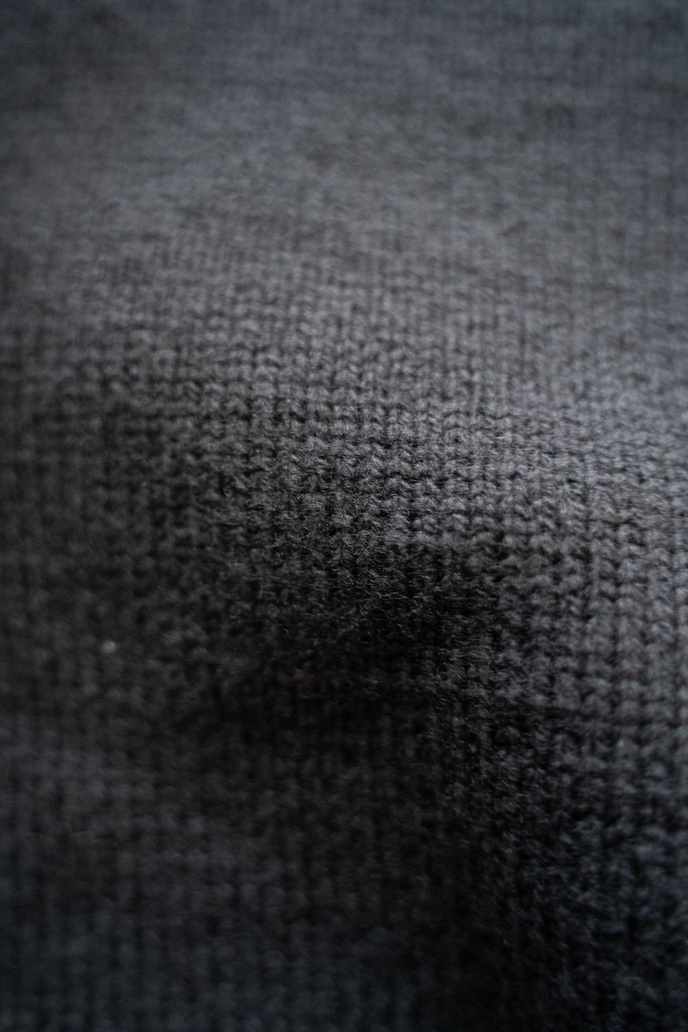 【ラスト1点】【23AW】7Gスキッパーポロニット(CHARCOAL)