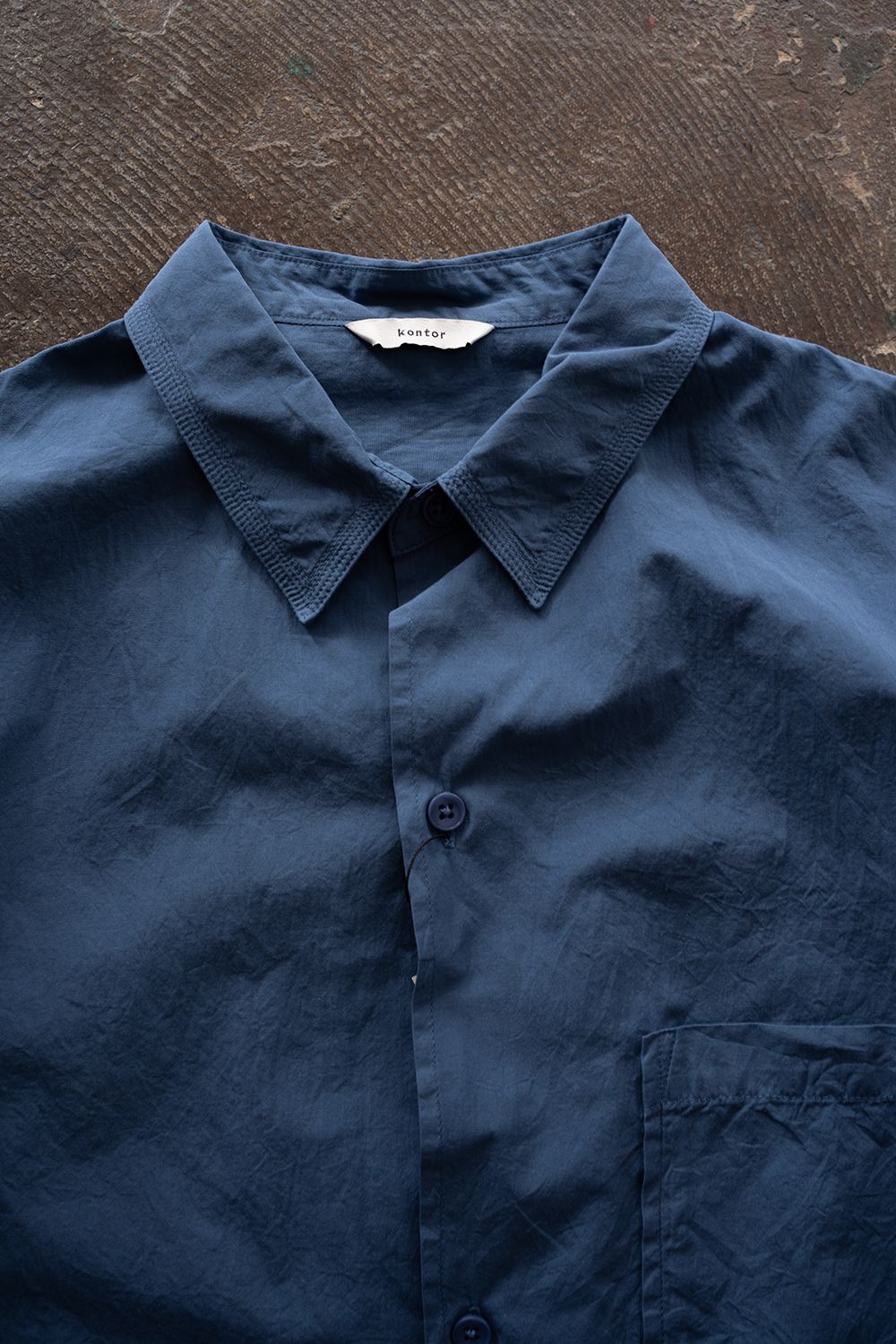 【26SS】Oversized Stitching Shirt(BLUE)