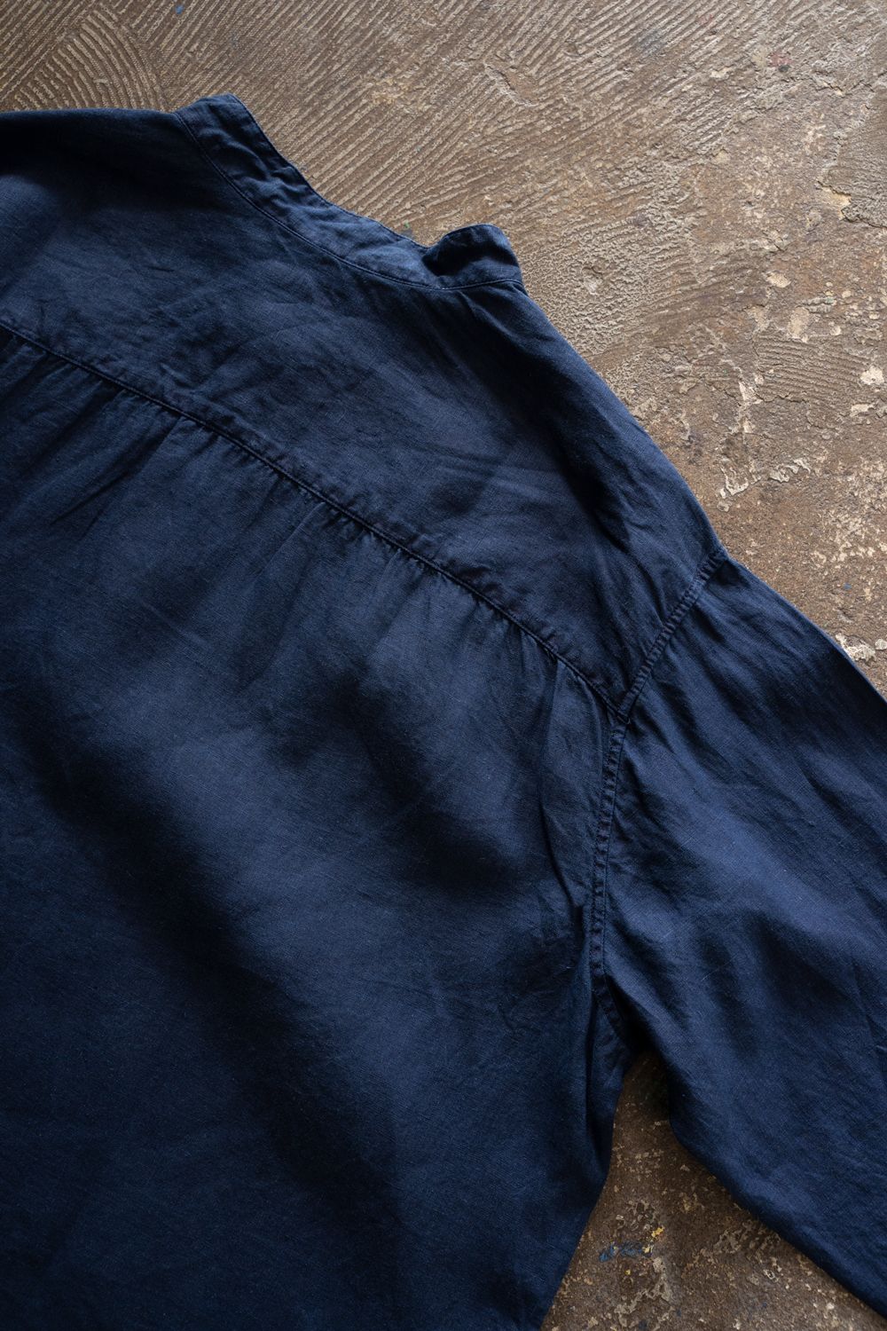 大麻シャツ 3(藍(濃))