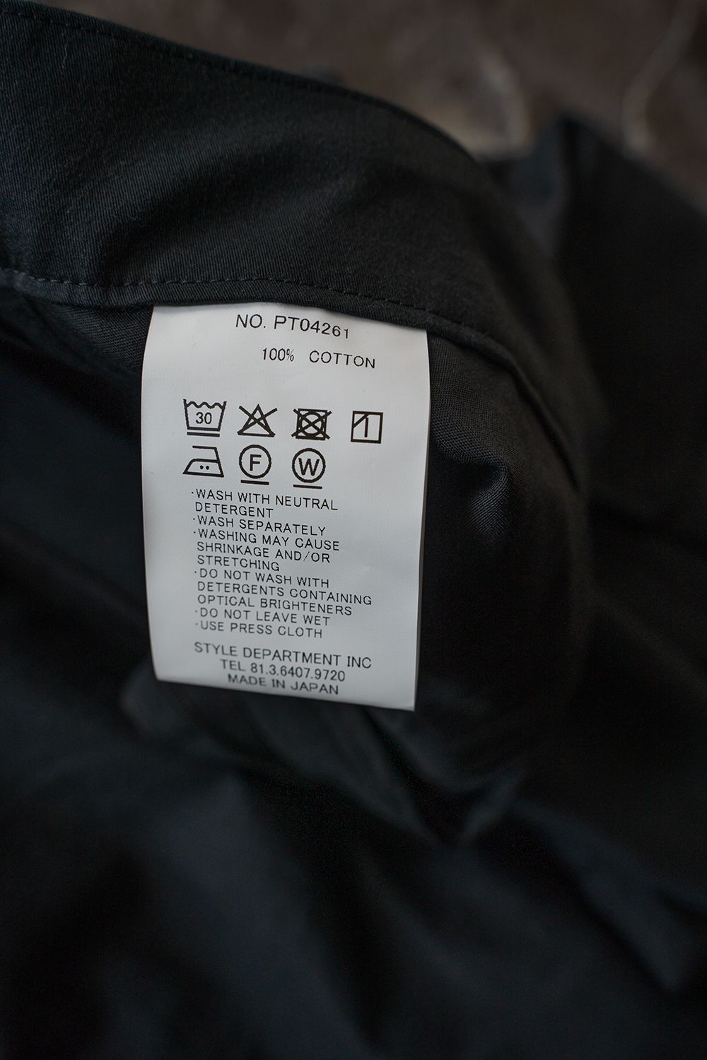 【26SS】コットンモールスキンカーゴパンツ(DARK GREEN)