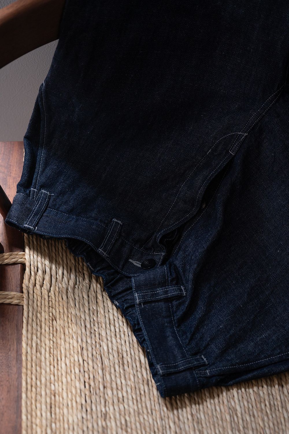 OC大麻ライトオンスデニムパンツ(紺)