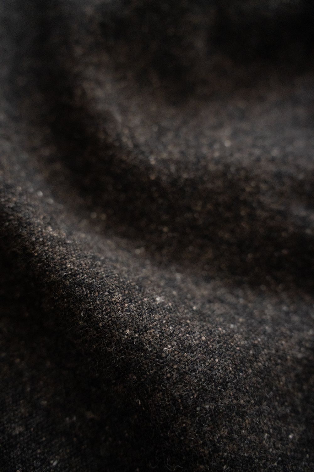 【25AW】5者混ネップツイードスラックス(BROWN)