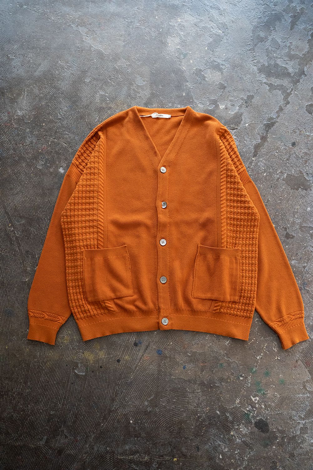 YASHIKI - 【ラスト1点】【22SS】Unabara Cardigan(ORANGE) | Salty