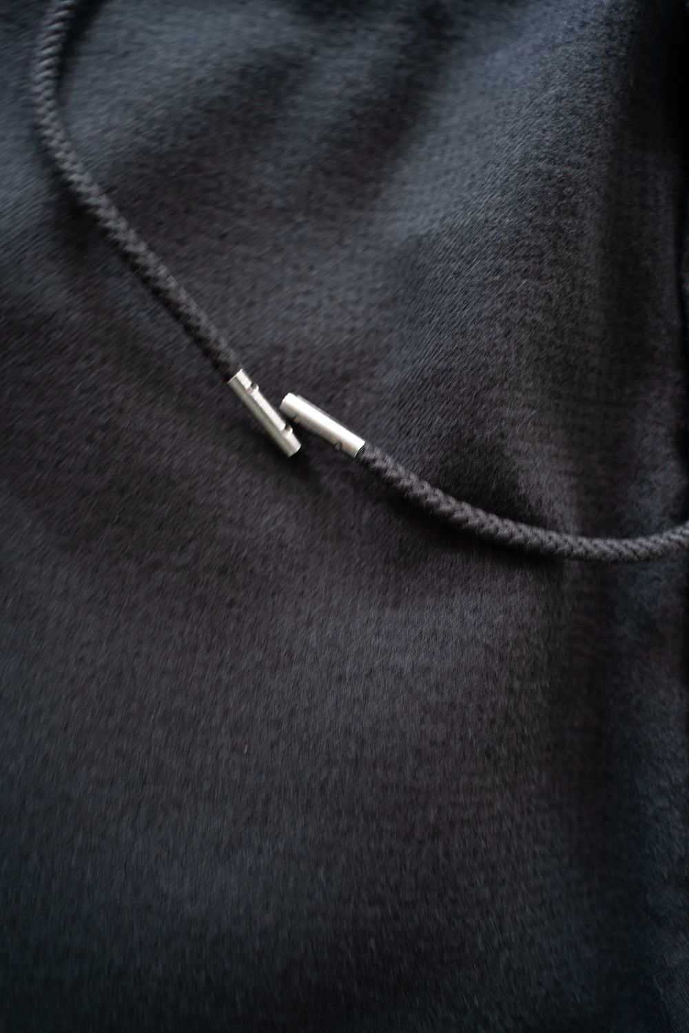 【ラスト1点】【24AW】ウール×コットンイージーパンツ(BLACK NAVY)