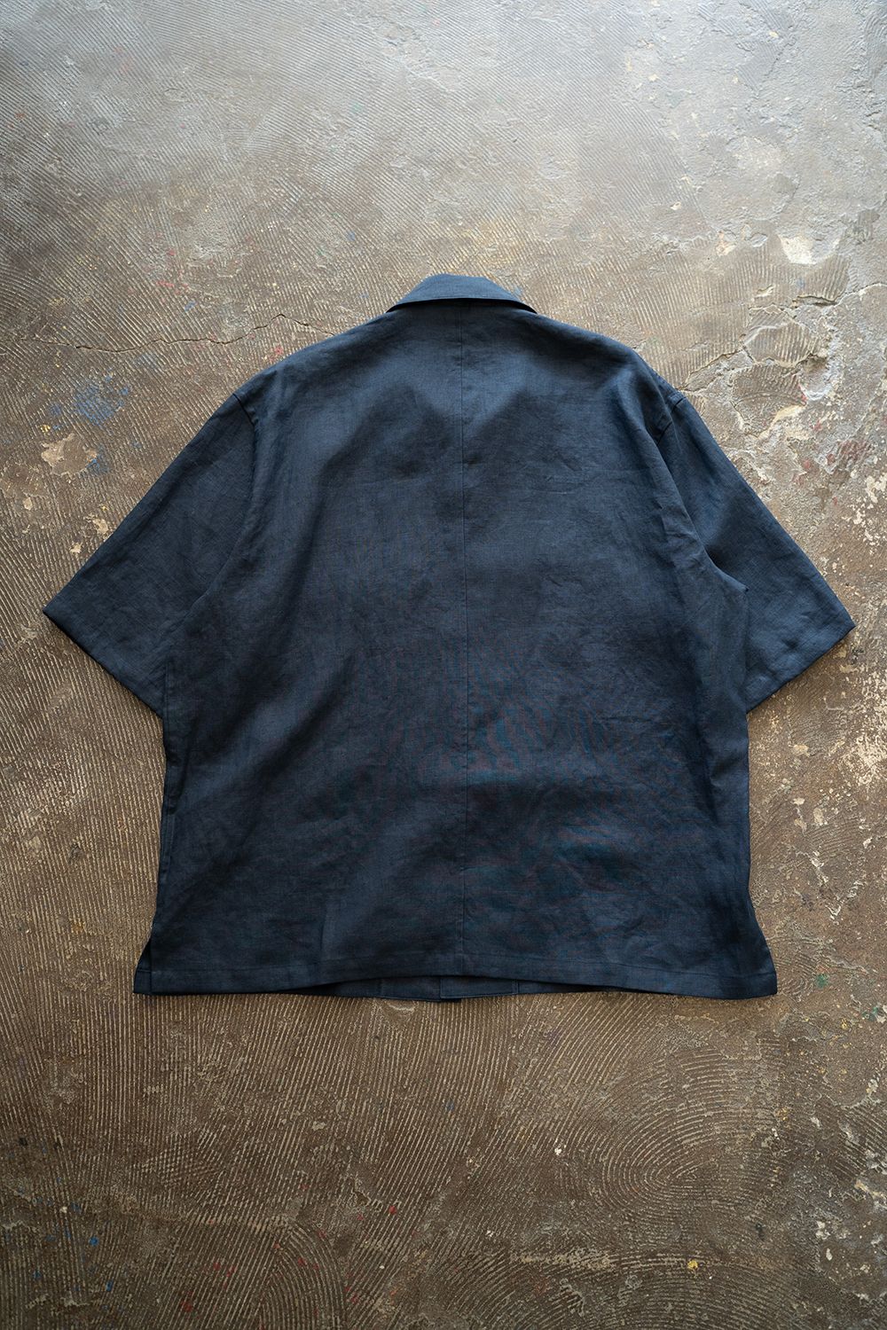 STILL BY HAND - 【25SS】フレンチリネンオープンカラー半袖