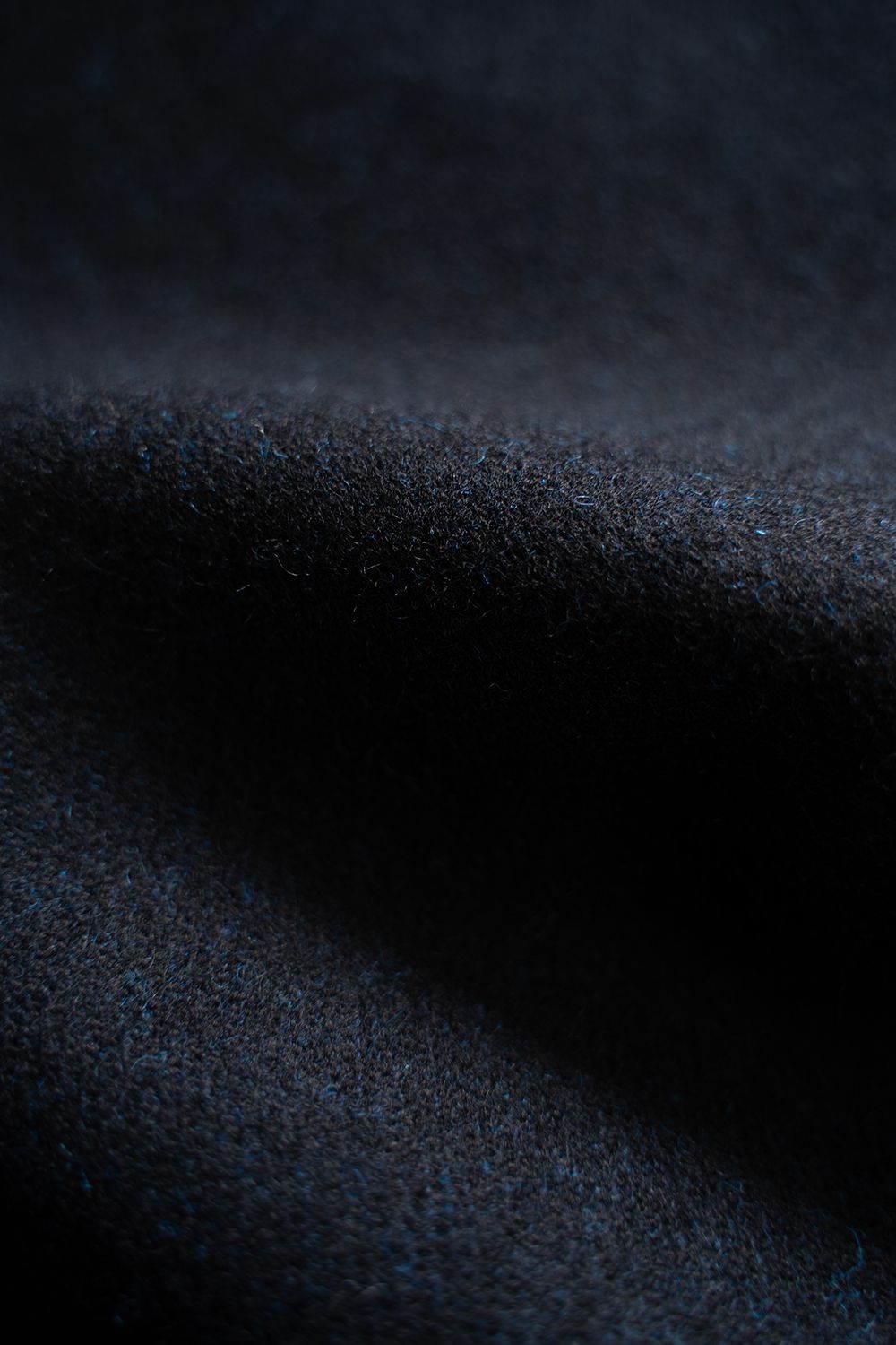 【25AW】ウール×ナイロンワンタックパンツ(BLACK NAVY)