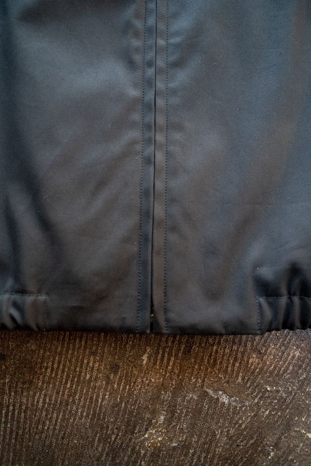 【ラスト1点】【22SS】スビンコットンギャバジンスイングトップ(NAVY)