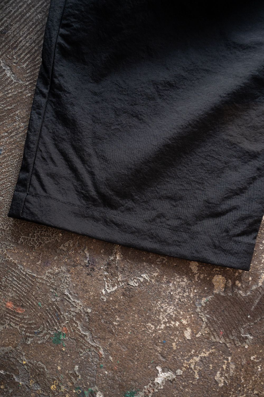 【ラスト1点】【25AW】タスランナイロンニータックイージーパンツ(BLACK)