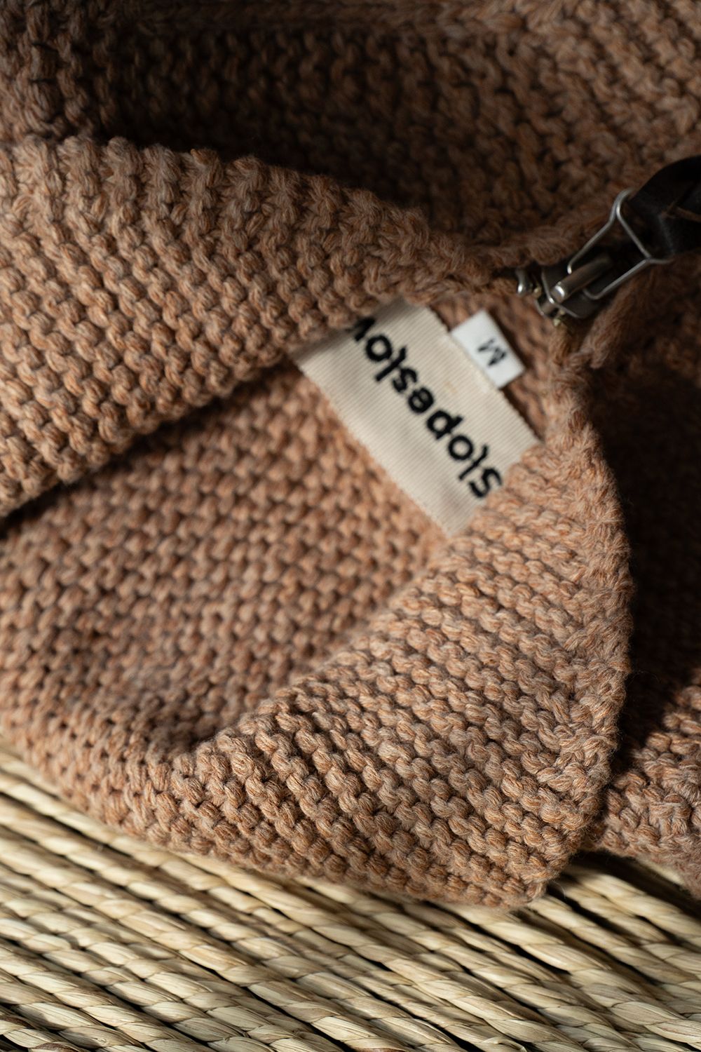 【Sサイズ】Cotton/Papar/Wool HAND KNITTING cowichan sweater(KAKISHIBU)