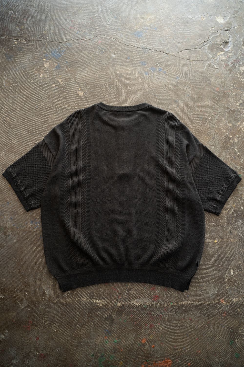 【26SS】Ryokufu Henley Knit(BLACK)