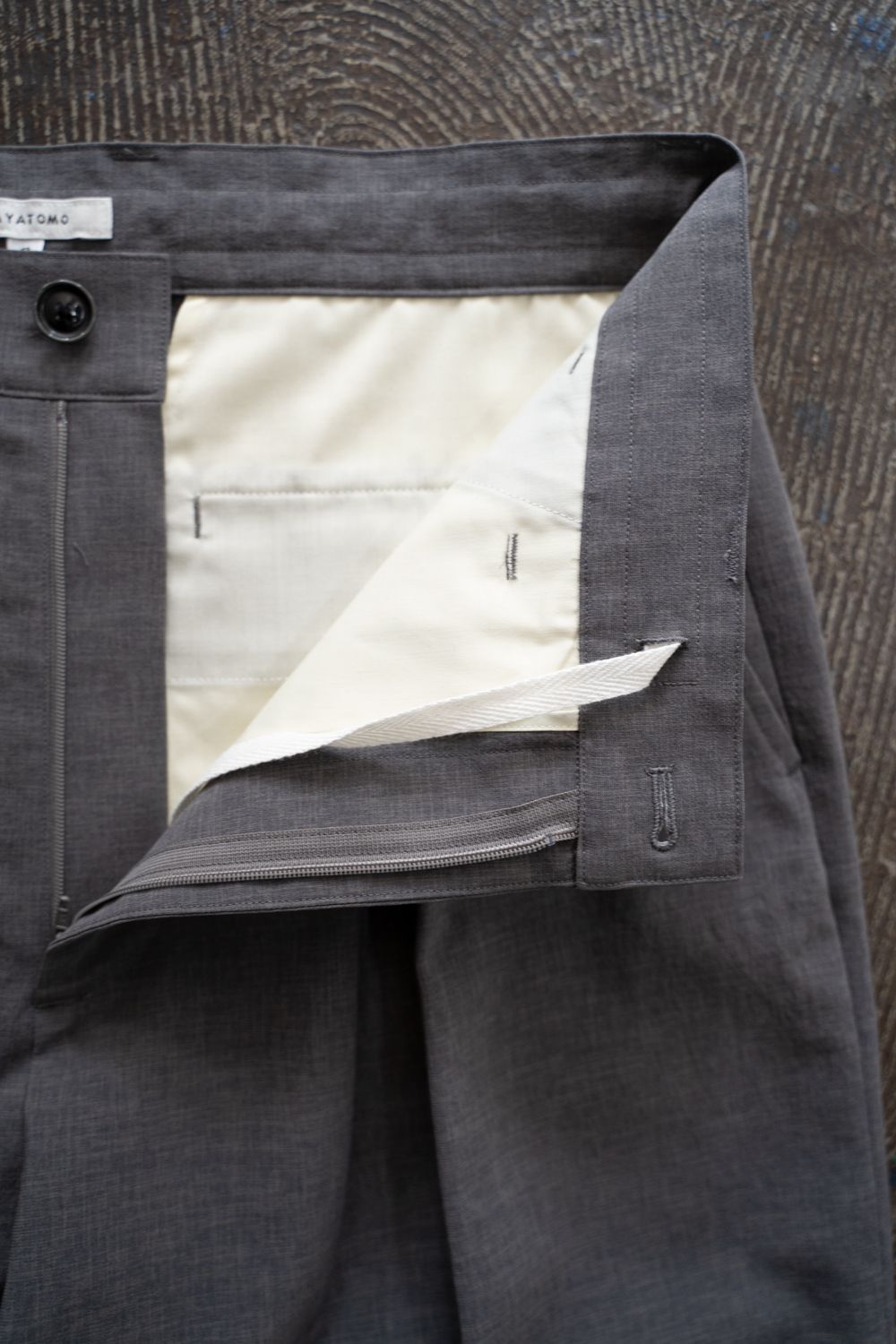 【26SS】2-Tack Wide Slacks/2タックワイドスラックス(GRAY)