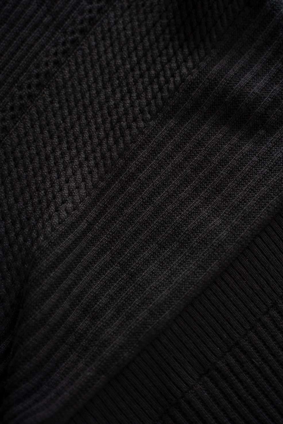 【26AW】Teriha Zip Polo(BLACK)