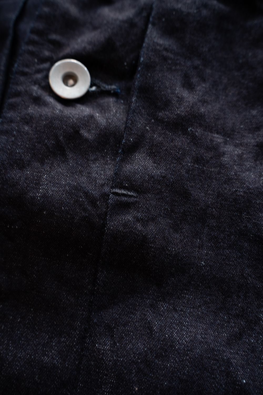 【ラスト1点】【26SS】8.5oz大麻混デニムブルゾン(DARK NAVY)