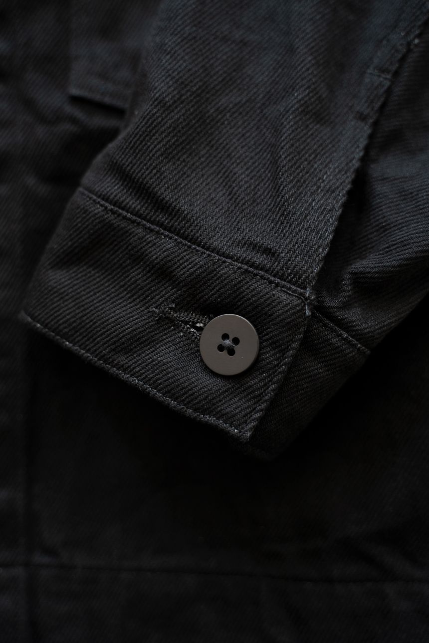 【25AW】12ozデニムブルゾン(BLACK)
