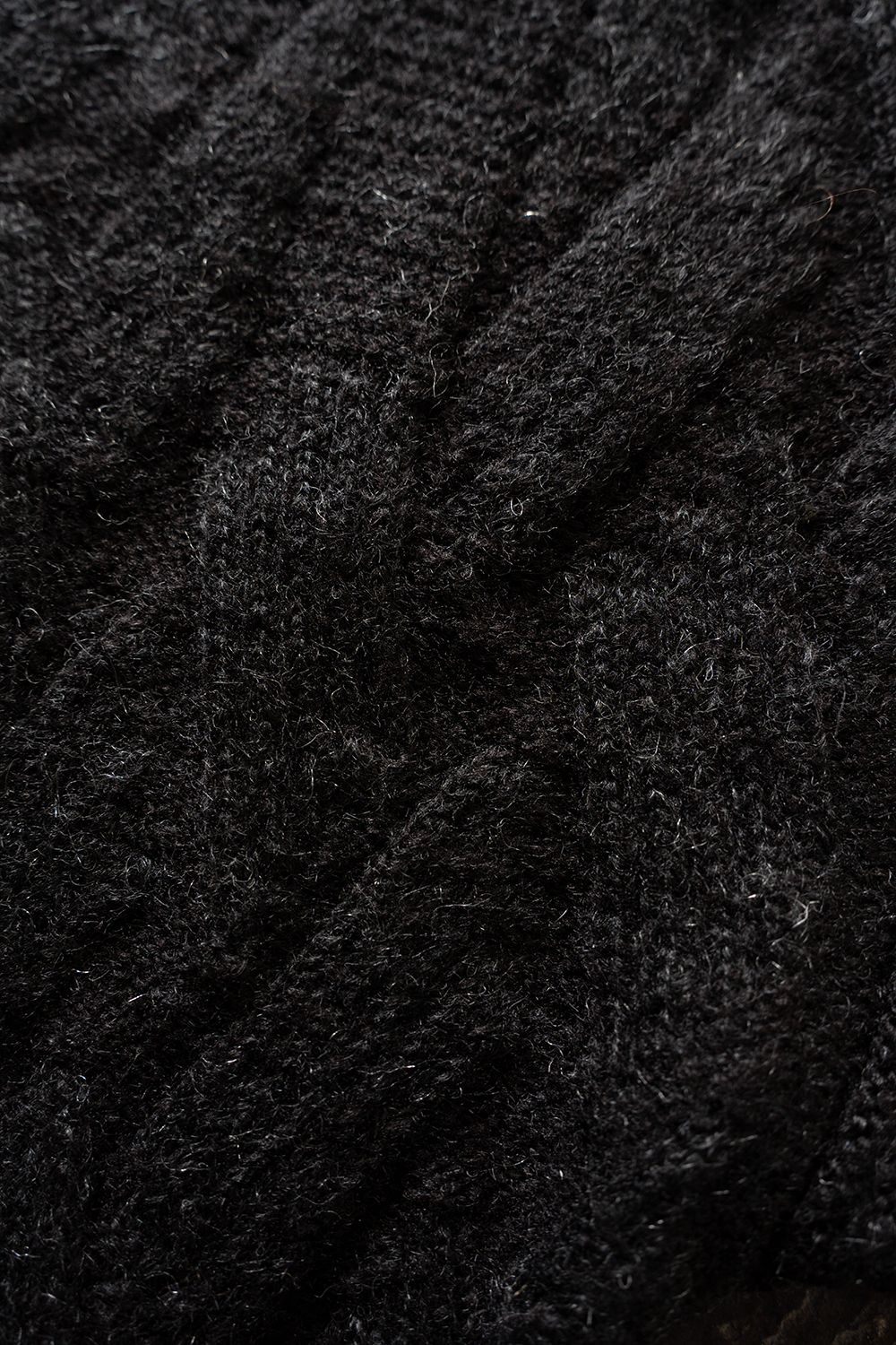 【26AW】Ochiba Mohair Knit(BLACK)