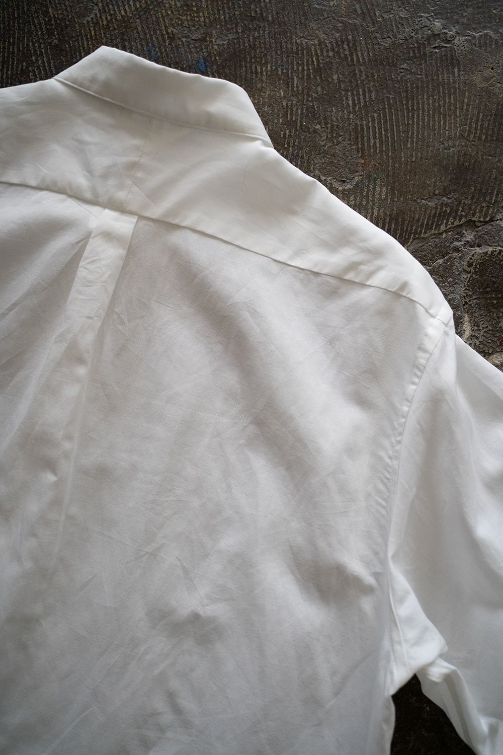 【ラスト1点】【25SS】コットン×ラミーオーバーサイズシャツ(WHITE )