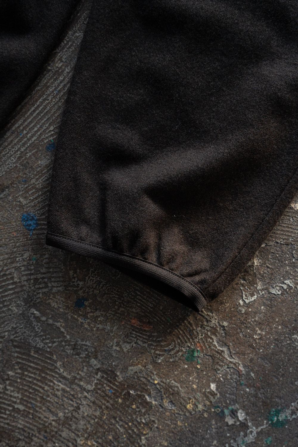【26AW】カシミア混イージーパンツ(DARK BROWN)