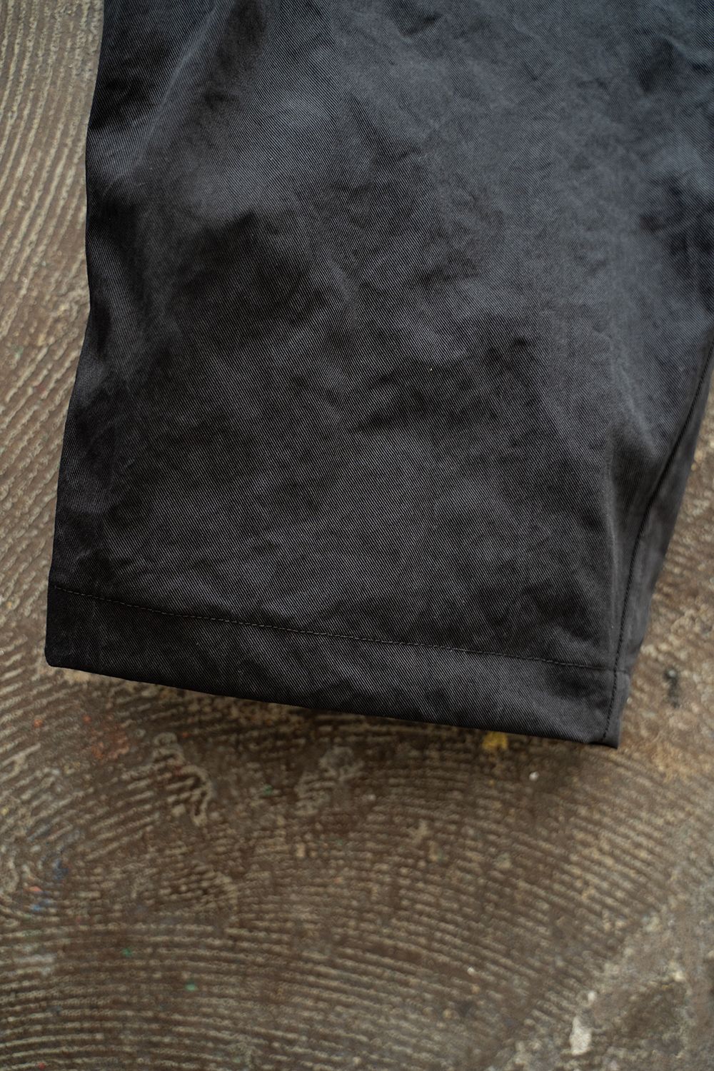 kontor - 【ラスト1点】【24AW】3 Pleat Nylon Pants(BLACK) | Salty