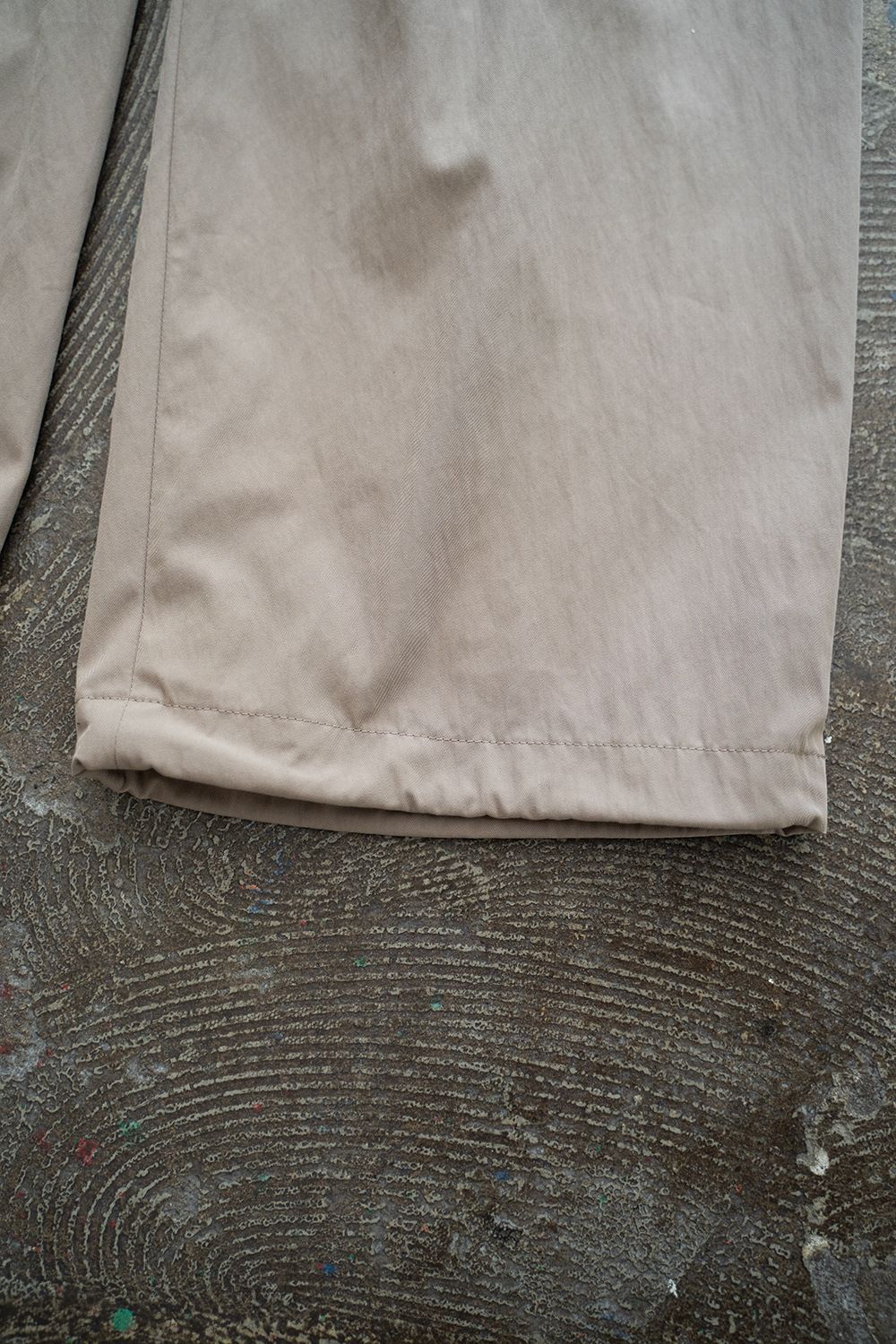 【ラスト1点】2-Tack Cotton-Nylon Military Pants/2タックコットンナイロンミリタリーパンツ(GREIGE)