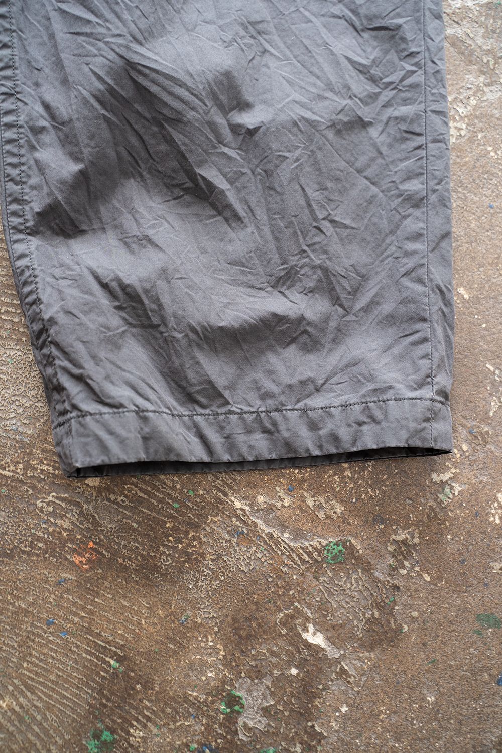 【ラスト1点】【22SS】Back Seam Garment Dyed Pants(SLATE)
