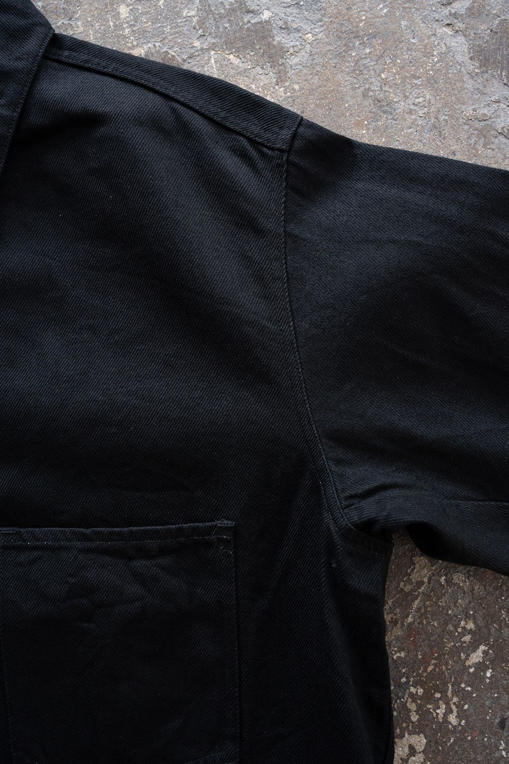 【26AW】12ozデニムブルゾン(BLACK)