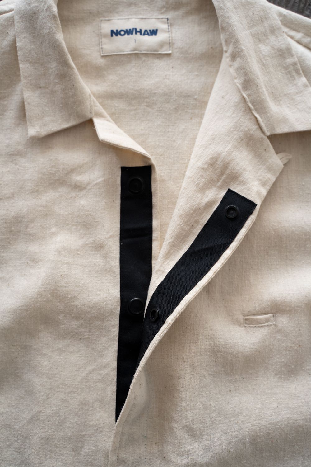 【26SS】"joint(short)"pajama【オールインワン】(washed cotton hemp NATURAL)