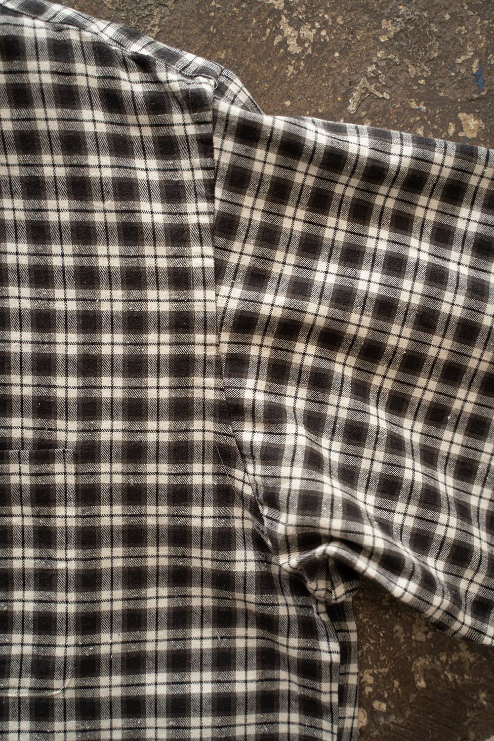 【26AW】Cotton Silk Check Shirts(CHARCOAL CHECK)