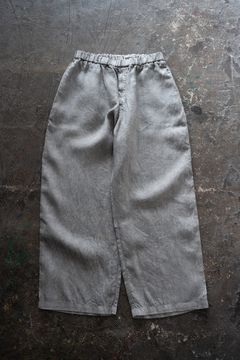 大麻ワイドパンツ(松煙)