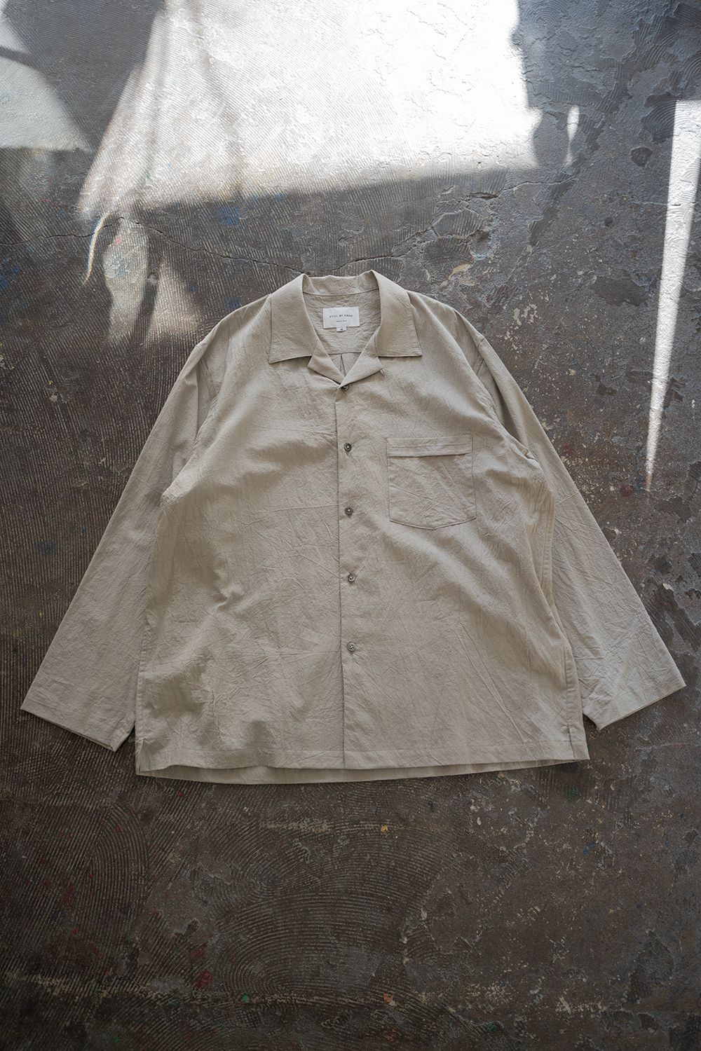 ◆BALENCIAGA 24SS 最新作◆シルク リボンタイ シャツ/ Beige◆ 