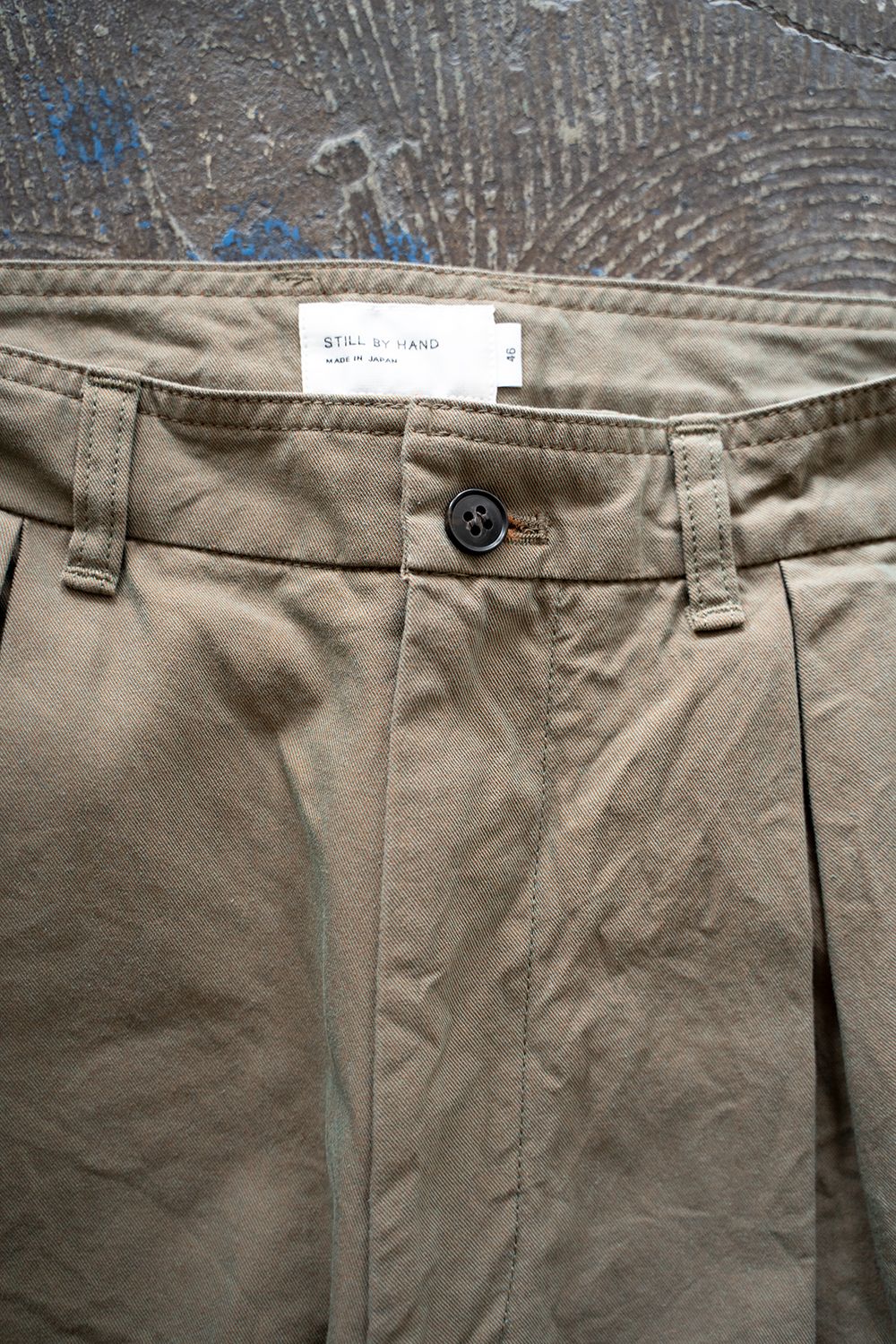 【ラスト1点】【22SS】インボックスタックギャバジンパンツ(OLIVE)