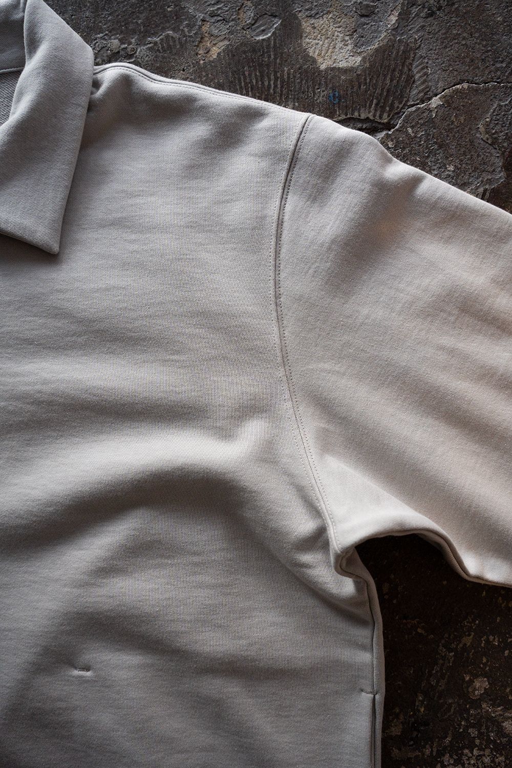 【ラスト1点】【25AW】ハーフジッププルオーバースウェット(PINK BEIGE)